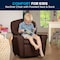 Flash Furniture Kids Recliner, 25" to 39" x 28", Upholstery Color: Brown BT-7950-KID-BRN-LEA-GG - alternate 10